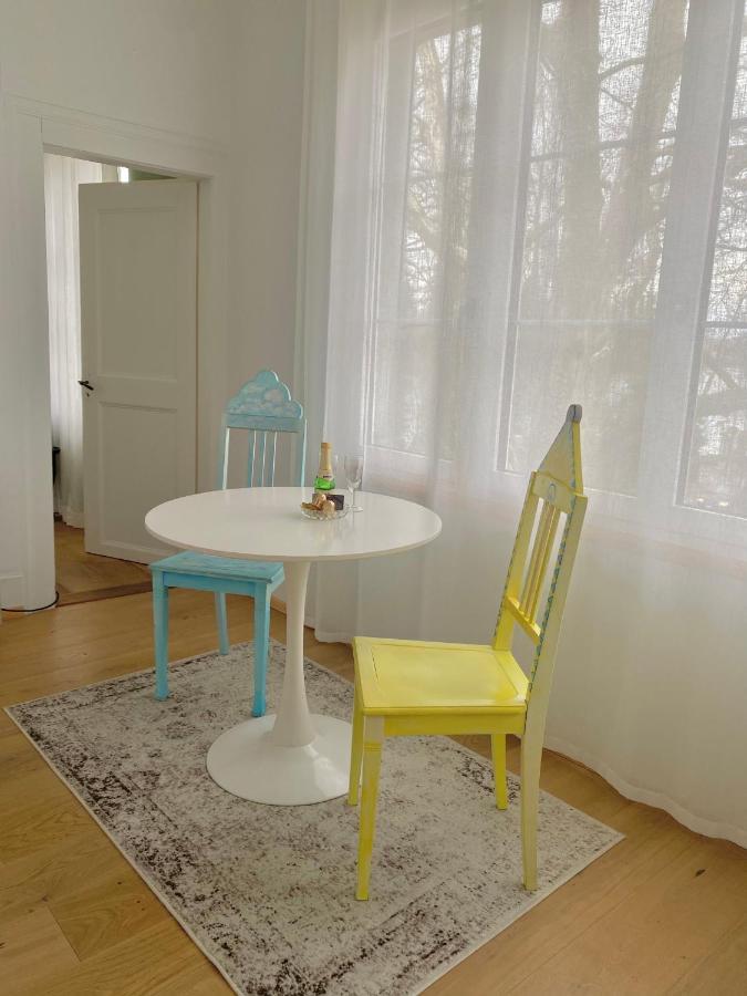 Lovely Studio In A Villa From 18Th Century Thun Exterior foto